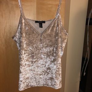 Forever 21 Velvet Tank Top